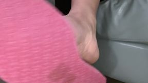 Fancy Flip Flop Dangling From Beautiful Soles and Toes