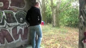 The Smurfs x version in exhib wood forest