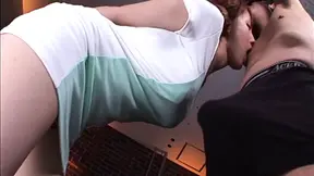 Seductive Smiles Accompany Her Expert Cock Pleasuring Skills