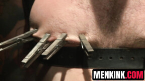 Christian Wilde takes the challenge of cbt & water spray torment