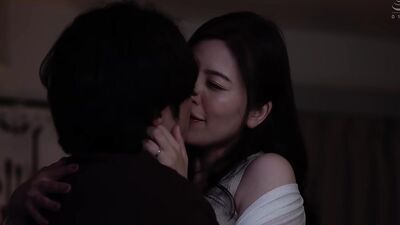 Rinko Kinoshita picks up her MILF friend's mom for a wild night of creampie and handjob fun