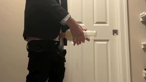 horny employee can t wait to fuck fleshlight in suit