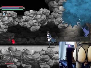 Femboy juega NightofRevenge hasta correrse