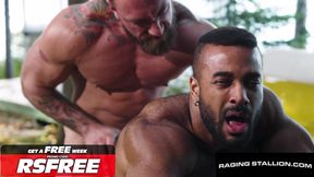 RAGING STALLION - Beefy Daddies Bareback in the Bush
