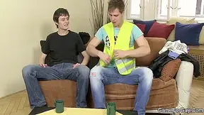 Gay-boy Seduces And Bangs Him From Behind