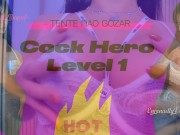 Cock hero evolution jerk off game Sexy brunette playing with two dildos BBC