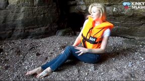 Lifejacket and Jeans on the Beach - WMV