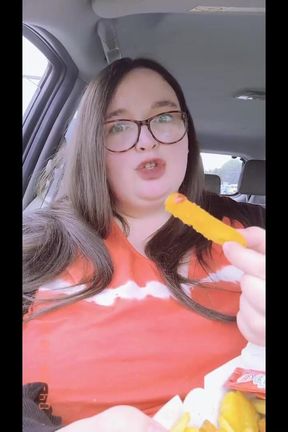 SSBBW Endulges in a Sexy Burger King Stuffing