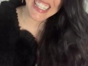 Wanna watch me cum in my fur coat?