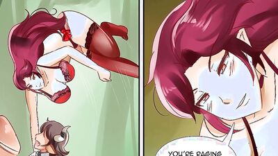 Big tits anime girls get kinky with hardcore sex & messy jizz facials