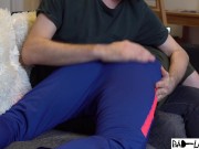 Daddy spanks and fucks bubble butt