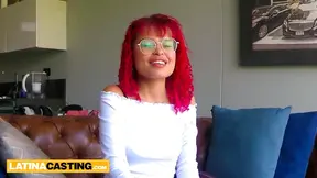 Seductive Redhead Latina Teens 18+ in HOT Pickup and Rough Anal Casting with Facial Finish.