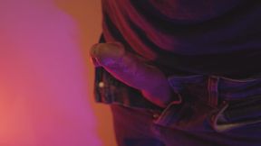 I jerk my dick and play with my Fleshlight toy and cum on a rubber mouth  TOY HANDJOB