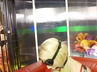 BONDAGE BDSM CAGE - BLINDFOLDED - ONLY BABES - FETISH PORN