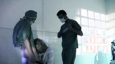 Cindy Behr and Pascal White use a patient for their dirty games
