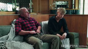 Stepuncle Dale Savage breeds twink Harley Xavier in ass for inheritance