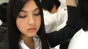 Saori Hara Delivers Blazing Blowjob In Crowded Subway Car