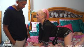 My Trans Babysitter Is a Tatted up Slut!