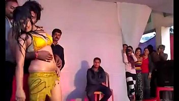 Hot Indian Girl Dancing on Stage