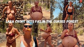 Lara Croft gets fat in the cursed forest WMV
