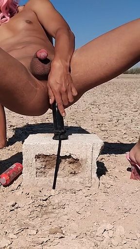 Memorable moment from "Delicious hot doll naked in public enjoys her thick dildo loves to feel it inside breaking her ass"