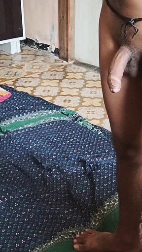 Shivani in Green Saree Getting Ready. Uncut Full Video.