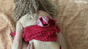 white ass in a red dress loves anal/feralberryy/full video