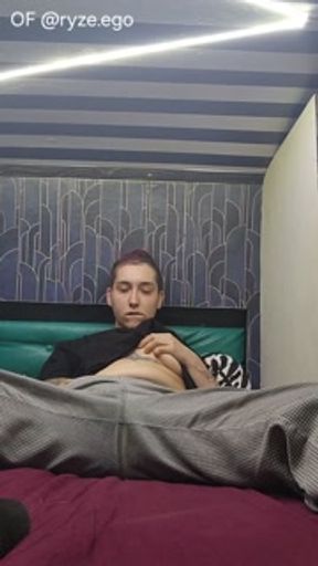 Squirting in uniform between the shift