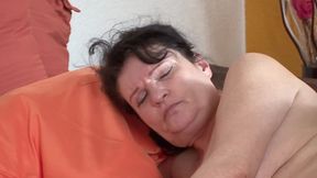 Horny Granny Gets Her Hairy Pussy Fucked by a Big Cock