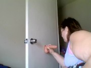SSBBW Twerks her Fat white ass on a toy
