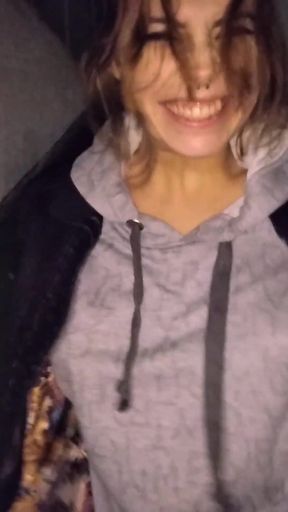 Iconic moment from &quot;Fucking in a public place and walking with cum in panties&quot;