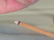 Incense And Smoke Straight Edge Perfict Aurora Effect True Zen Dangling Close Up Cock Twink Shorties