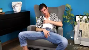 Opens His Legs And Masturbates A Bunch Too With Henry Wilcox