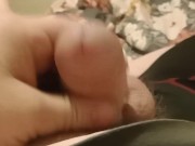 Sub jerking off