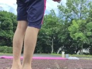 A Japanese idol doing high intense sex training at the Tokyo Olympics venue! [Big ass] [Big dick]