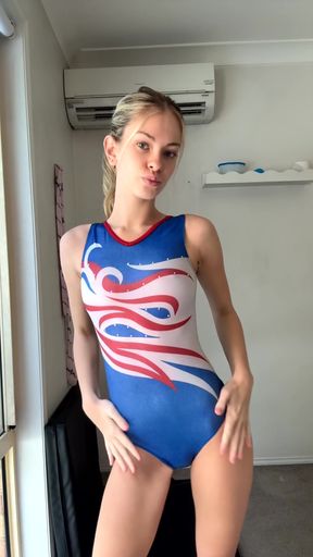 Sporty swimsuit model
