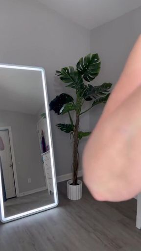 BTS of a Try-On &amp; BendOver Test Video by Mature MILF Elaina St James   Clip 1