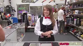 A Cash Deal Gets The Attention Of A Hottie Poker Dealer