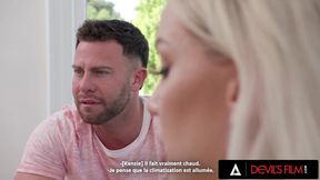 DEVILS FILM - Naughty Kenzie Taylor Gets Horny As Fuck Because Of A Remote Controlled Vibrator!