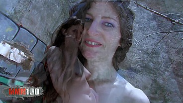 Sabrina Deep and Max Cortes hard sex in the woods