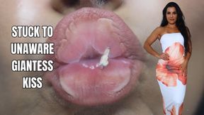 Stuck to unaware giantess kiss - OnlyVanessa