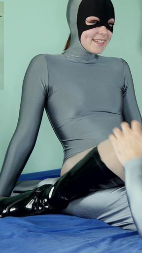 Elena Clark Zentai Catwomen Masturbation
