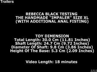 Jolee Love & Rebecca Ebony Testing The Handmade Impaler Size XL and Khun Size XL (With Extra Anal Fisting) TWT175