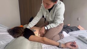 A Sensual Massage From My Fembot on the Body and Feet