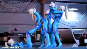 Animatie meiden zuigen en neuken in 3D hentai compilatie