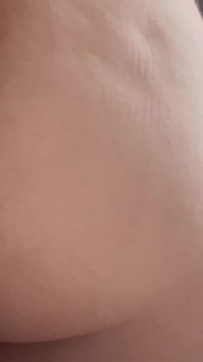 Married tanned hot blonde showing off and fingering her ass   Clip 1