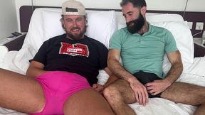 my girlfriend filmed my gay experience with an american!