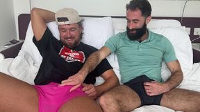 my girlfriend filmed my gay experience with an american!