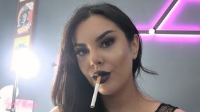 Black lips smoking fetish ~ Sweet Maria