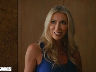 MILFY Insatiable Holly seduces bartender & his GF Leana